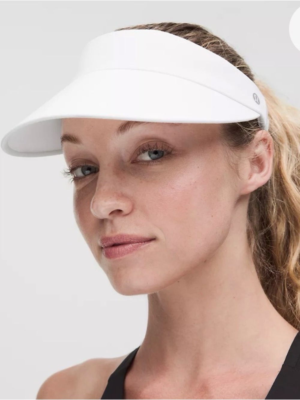 lululemon athletica White Women's Fast Paced Wide Band Running Visor